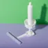 UKPACK Tamper Evident Ribbed 54-410 Food Grade PP Dispensing Pump for High Viscosity Liquids 30cc Output