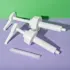 UKPACK Tamper Evident Ribbed 54-410 Food Grade PP Dispensing Pump for High Viscosity Liquids 30cc Output