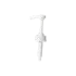 UKPACK Tamper Evident Ribbed 43-410 Food Grade PP Dispensing Pump for High Viscosity Liquids 10cc Output