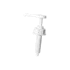 UKPACK Tamper Evident Ribbed 54-410 Food Grade PP Dispensing Pump for High Viscosity Liquids 15cc Output