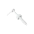 UKPACK Tamper Evident Ribbed 54-410 Food Grade PP Dispensing Pump for High Viscosity Liquids 30cc Output