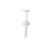 UKPACK Tamper Evident Ribbed 54-410 Food Grade PP Dispensing Pump for High Viscosity Liquids 30cc Output