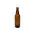 Hwahsia Glass 22oz/650ml Bomber Amber Glass Beer Bottle with Pry-Off Crown Finish