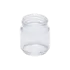Hwahsia Glass 2oz/59ml Clear Glass Straight-Sided Jar