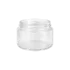 Hwahsia Glass 6oz/177ml Clear Glass Wide-Mouth Straight-Sided Jar with 70mm Deep Lug Finish for Artisanal Honey, Premium Preserves, & Gourmet Foods