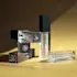 Quadpack 0.2oz / 5ml PET Square Eva Lip Gloss Tube with LDPE Wiper and The Great Gentle Applicator