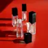 Quadpack 0.3oz / 9ml PET Square Nikki Lip Gloss Tube with LDPE Wiper and The Luxe Applicator