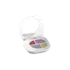 OPL Innovation 4-Pan Squircle ABS Eyeshadow Palette with Domed Lid, Quadrant Wells & Pebble Contour Mirror