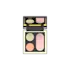 OPL Innovation 3-Pan Square ABS Cosmetic Palette with Round & Oval Wells, Mirror & Magnetic Closure