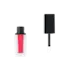 OPL Innovation 6ml / 0.2oz Square PETG Lip Gloss & Concealer Tube with Tapered Inner, Custom Color Collar & Doe Foot Applicator