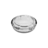 OPL Innovation Deep Well Single-Pan Round Thick-Wall Acrylic Cosmetic Compact with Clear Lid