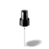 MIRON Violetglass 24-410 Black PP Fine Mist Sprayer with Clear Overcap, 0.19cc Dosage