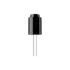 MIRON Violetglass 18-415 Black Push-Button Dropper Pipette with Straight Ball Tip, 0.35cc Dosage
