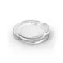 Shinhan C.M Single-Pan Round PETG Cosmetic Compact with Fully-Transparent Lid, 2.22" Diameter for Bronzer, Pressed Powders and Foundation