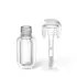 Shinhan C.M 3.5ml / 0.12oz PETG Cylinder Lip Gloss, Lip Oil, or Concealer Tube with Domed Cap & Big Applicator