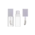 Anhui Jusu High Tech Industrial Co., Ltd 0.24oz / 7ml Thick-Wall PETG Short Square Lip Gloss Tube with ABS Cap & Jumbo Doe Foot Applicator