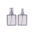 Anhui Jusu High Tech Industrial Co., Ltd 7.7oz / 228ml PET Flat Square Cosmetic Spray Bottle with Fine Mist Sprayer & Clear Overcap