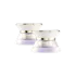 LISSON Packaging 1.7oz / 50ml Hourglass Glass Cosmetic Jar with Gold-Trim Cap