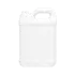 2.5 Gallon / 320oz 38mm F-Style Oblong HDPE Plastic Jug with Label Panel