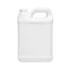 2.5 Gallon / 320oz 63mm F-Style Oblong HDPE Plastic Jug with Label Panel