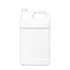 2.5 Gallon / 320oz 63mm Tall F-Style HDPE Plastic Jug with Label Panel