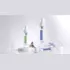 Queens Packaging Co., ltd. 3.4oz / 100ml PET Slim Cylinder Spray Bottle with Clear Overcap & Continuous Spray Pump Sprayer
