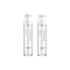 Queens Packaging Co., ltd.  0.51oz / 15ml Refillable AS Slim Cylinder Double-Wall Airless Pump Bottle with Twist Lock Pump & PP Inner Bottle, 0.22cc Dosage