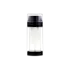 Queens Packaging Co., ltd.  2x30ml / 1oz AS Oval Dual-Chamber Airless Pump Bottle with Clear Overcap, 1:1 Ratio, 0.22cc Dosage