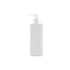 Queens Packaging Co., ltd. 20.3oz / 600ml PETG Rectangular Cleanser Pump Bottle with Lock-Down PP Pump