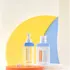 Queens Packaging Co., ltd. 13.5oz / 400ml PE Rectangular Cleanser Pump Bottle with PP Pump