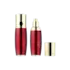 Queens Packaging Co., ltd. 1.7oz / 50ml Acrylic Oblong Airless Pump Bottle with Metallized Overcap, PP Inner Bottle & Aluminum Pump