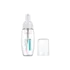 Queens Packaging Co., ltd. 1.7oz / 50ml Clear PET Round Foaming Pump Bottle with Clear Overcap for Cleansers