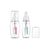 Queens Packaging Co., ltd. 1.7oz / 50ml Clear PET Round Foaming Pump Bottle with Clear Overcap for Cleansers
