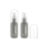 Queens Packaging Co., ltd. 1oz / 30ml Clear PET Round Pump Bottle with Clear PCTA Overcap