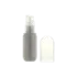 Queens Packaging Co., ltd. 1.7oz / 50ml Clear PET Round Pump Bottle with Clear PCTA Overcap