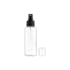 Queens Packaging Co., ltd.  3.4oz / 100ml Clear PET Round Spray Bottle with Fine Mist Sprayer & Clear Overcap