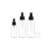 Queens Packaging Co., ltd. 8.4oz / 250ml Clear PET Round Spray Bottle with Fine Mist Sprayer & Clear Overcap