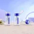 Queens Packaging Co., ltd. 3.4oz / 100ml PET Cylinder Pump Bottle with PP Disc Pump & PP Flip Top Cap