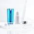 Queens Packaging Co., ltd.  0.51oz / 15ml Acrylic Double-Wall Cylinder Pump Bottle with Integrated Recessed ABS Pump & PP Inner Bottle