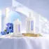 Queens Packaging Co., ltd. 18.6oz / 550ml Clear PE Rectangular Cleanser Pump Bottle with PP Pump