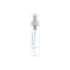 Queens Packaging Co., ltd. 3.4oz / 100ml PET Slim Cylinder Spray Bottle with Clear Overcap & Continuous Spray Pump Sprayer