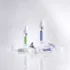 Queens Packaging Co., ltd. 3.4oz / 100ml PET Slim Cylinder Spray Bottle with Clear Overcap & Continuous Spray Pump Sprayer