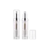 Queens Packaging Co., ltd.  0.51oz / 15ml Acrylic Double-Wall Slim Cylinder Serum Pump Bottle with Clear Overcap, Aluminum Shoulder & Aluminum Pump