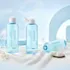 Queens Packaging Co., ltd. 6.8oz / 200ml Glass-Like PETG Round Bottle with PP Flip Top Cap