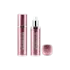 Queens Packaging Co., ltd. 3.4oz / 100ml Acrylic Double-Wall Cylinder Pump Bottle with Matching Overcap, PE Inner Bottle & PP Pump with Aluminum Collar