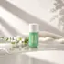 Queens Packaging Co., ltd. 1.7oz / 50ml PP Short Round Airless Pump Bottle with Flush PP Overcap & PP Pump, 0.5cc Dosage
