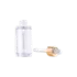 Queens Packaging Co., ltd. 0.51oz / 15ml PETG Cylinder Dropper Bottle with Bulb Dropper & Metallized Collar
