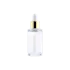 Queens Packaging Co., ltd.  0.51oz / 15ml Glass-Like PETG Triangular Dropper Bottle with Bulb Dropper & Metallized Collar