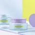 Queens Packaging Co., ltd.  1.7oz / 50ml Monomaterial PP Low-Profile Round Cream Jar with PP Threaded Closure & Sealing Disc