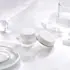 Queens Packaging Co., ltd. 1oz / 30ml Clear Acrylic Double-Wall Flared Cream Jar with PP Threaded Closure & Sealing Disc